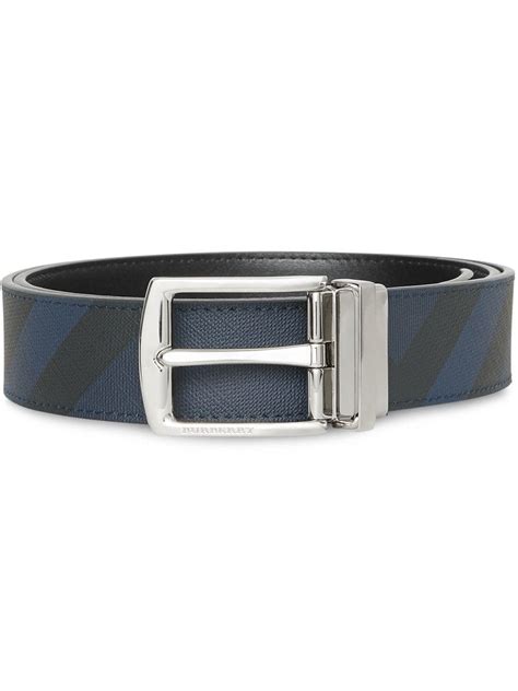 burberry reversible belt blue|burberry reversible check belt.